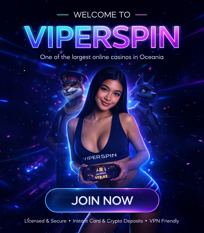 ViperSpin Casino Welcome Banner